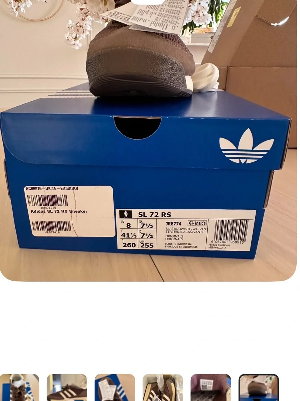 adidas Men’s Brown & Cream Retro Sneaker